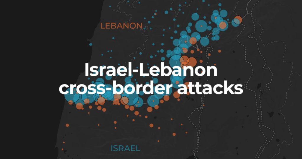 Unraveling the Conflict: Tracking Israel-Lebanon Cross-Border Attacks