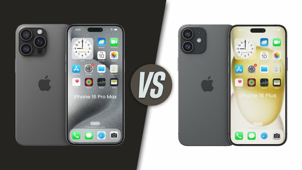 iPhone 16 Pro Max vs iPhone 16 Plus: A Comparison of Anticipated Features